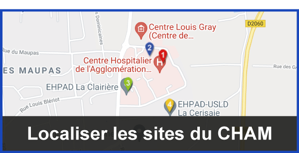 Localiser les établissements de l'hôpital